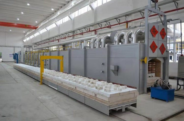 热烈庆祝湖南龙8国际特瓷年产2400吨氧化铝煅烧窑燃烧运行